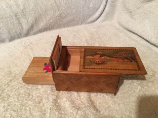 Vintage Japanese,  Wooden Puzzle Box