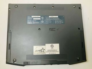 - Vintage NEC Versa V/50 PC Laptop Model PC - 710 - 1541 W/ Charger 6
