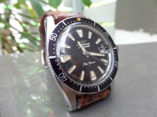 VINTAGE TECHNOS SKY DIVER watch Swiss ETA Cal 2472 RUNS 2