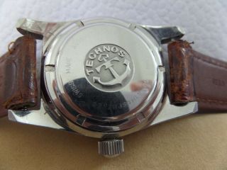 VINTAGE TECHNOS SKY DIVER watch Swiss ETA Cal 2472 RUNS 8