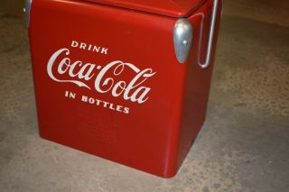 Rare Acton Junior Coca Cola Coke Cooler,  Vintage 50’s NOS 6 Pack Picnic 10