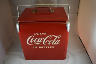 Rare Acton Junior Coca Cola Coke Cooler,  Vintage 50’s Nos 6 Pack Picnic