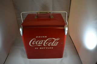 Rare Acton Junior Coca Cola Coke Cooler,  Vintage 50’s NOS 6 Pack Picnic 3