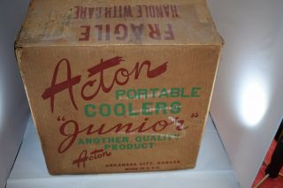 Rare Acton Junior Coca Cola Coke Cooler,  Vintage 50’s NOS 6 Pack Picnic 8