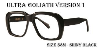 Ultra Goliath I Eyeglasses Shiny Black Vintage Ocean 