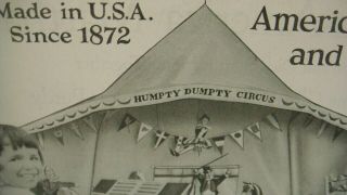 1919 SCHOENHUT TOYS PRINT ADVERTISING HUMPTY DUMPTY CIRCUS ALL WOOD DOLL CHILD 4