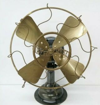 Antique Westinghouse Brass Fan