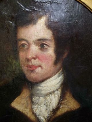 Antique SCOTTISH SCHOOL Oil Painting Portrait of Rabbie Burns after NASMYTH 5