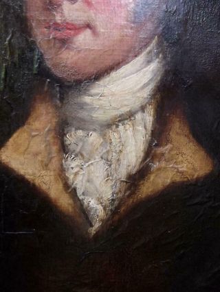 Antique SCOTTISH SCHOOL Oil Painting Portrait of Rabbie Burns after NASMYTH 7