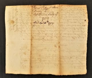1757 antique COLONIAL DEED falmouth wells me PATTON blacksmith mar MILLER tailor 6