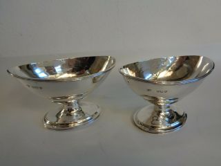 Victorian Solid Silver Salts - London 1891