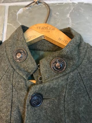 WW1 US Army Winter Wool Tunic Jacket Vintage Military WWI 3