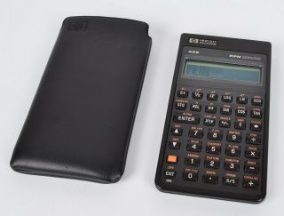 Hewlett Packard Hp 42s Rpn Scientific Calculator Case Vintage 1987