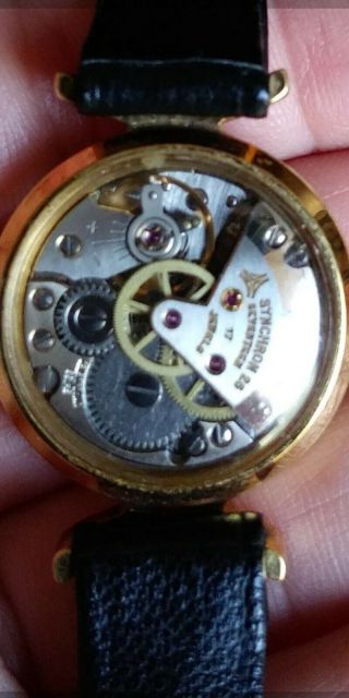 Vintage Ernest Borel Kaleidoscope Cocktail Swiss Mech Watch,  2 Replacment Bands 5