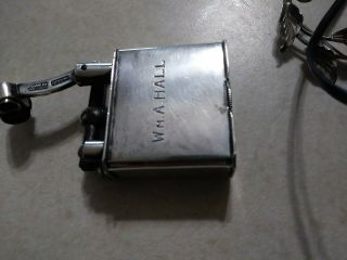 VINTAGE STERLING SILVER MEXICO LIFT ARM LIGHTER 900 silver rare 5
