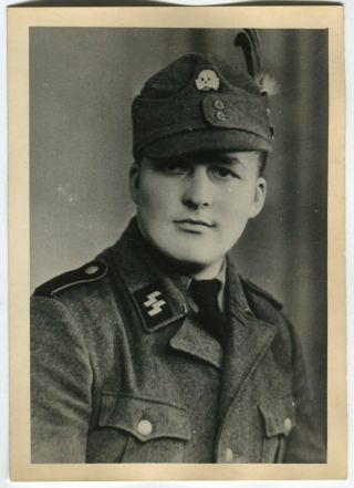 German Wwii Photo: Elite Forces Soldier,  Agfa Brovira Paper
