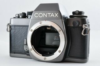 Rare Contax S2b S2 B 35mm Film Slr Camera W/strap Cap From Japan F/s 0251