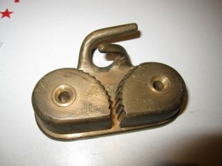 Vintage Rhody Brand Solid Bronze Cam Cleat In Good