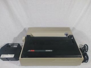 Vintage Atari Xdm121 Daisy Wheel Printer Letter Quality Powers On