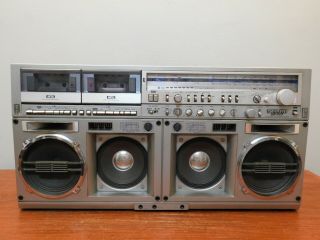 SHARP GF - 777 Model Vintage Dual Cassette Boombox Ghettoblaster 4