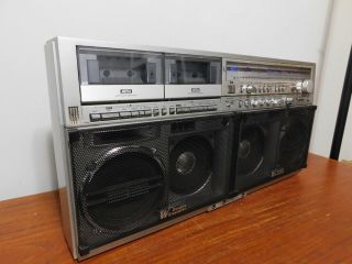SHARP GF - 777 Model Vintage Dual Cassette Boombox Ghettoblaster 5