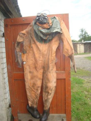 Russian Soviet Divers Rubber Drysuit Sgp For Rebrether Ida