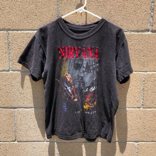 Vintage Nirvana / Kurt Cobain Double Sided T Shirt Mex Bootleg Sz S/m