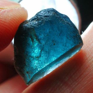 Vvs 14.  7ct 100 Natural Blue Green Paraiba Tourmaline Rough Specimen Ybp121