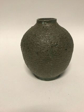 VINTAGE BEATRICE WOOD “BEATO” VOLCANIC GLAZE VASE - 3