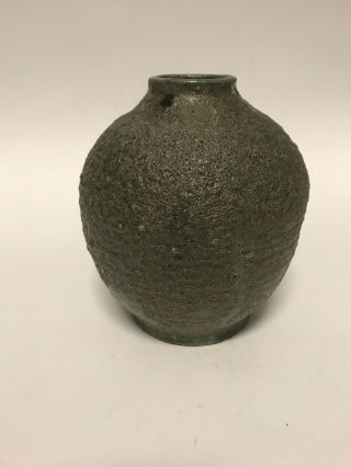 VINTAGE BEATRICE WOOD “BEATO” VOLCANIC GLAZE VASE - 4