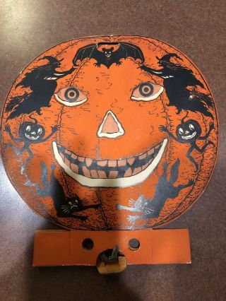 2 - Vintage Halloween Accordion Pumpkin Decorations 3