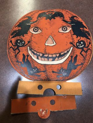 2 - Vintage Halloween Accordion Pumpkin Decorations 4