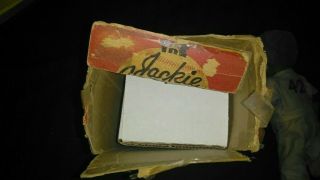 SCARCE Circa 1950 Jackie Robinson Doll w/ Box (RARE VARIATION) & Tag 8