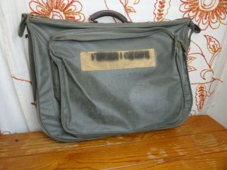 Vintage Us Air Force Clothing Bag / Military Luggage Garment Bag Suitcase