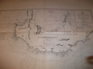 Vintage Nautical Maritime Chart (doubtful Island Bay To Cape Naturaliste Aus)