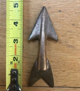 Antique Brass Bronze Harpoon Tip
