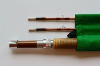 Orvis Battenkill Impregnated Bamboo Fly Rod 7 1/2 Foot 2 Piece 2 Tips
