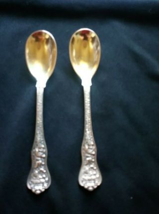 Olympian Sterling Silver 2 Coffee Spoons