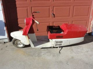 Vintage Cushman Pacesetter Allstate Jetsweep Scooter Road King Project