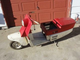 Vintage Cushman Pacesetter Allstate Jetsweep Scooter Road King Project 2