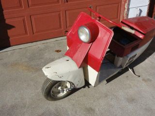 Vintage Cushman Pacesetter Allstate Jetsweep Scooter Road King Project 3