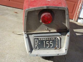 Vintage Cushman Pacesetter Allstate Jetsweep Scooter Road King Project 7
