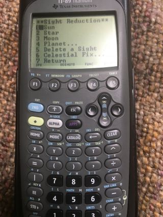 marine navigation TI - 89 with Star Pilot navigation software.  State of the art. 3