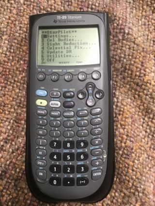 marine navigation TI - 89 with Star Pilot navigation software.  State of the art. 5
