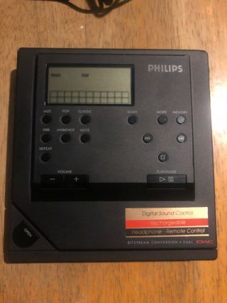 Philips Vintage Ultra Rare CD Player AZ6808 AZ 6808 Only 3