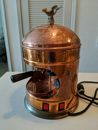 Vintage Victoria Arduino Venus Espresso Maker machine Copper 2