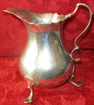 Solid Silver Cream Jug Made In London 1768 By David Mowdem