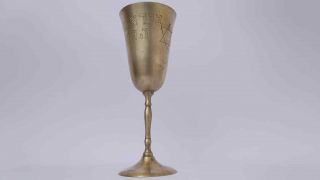 Wine Glasses Plated Silver Holyland Star Of David Israel Mug Whiskey Gift Jewish