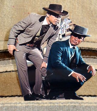 The Wild Wild West (robert Conrad) Tv Western Tabletop Display Standee 7.  5 " Tall