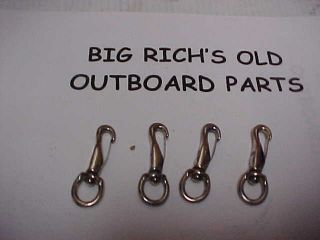 Wilcox Crittenden Snaps,  Set Of 4 For Boat Old Stock Vintage Chrome Plated